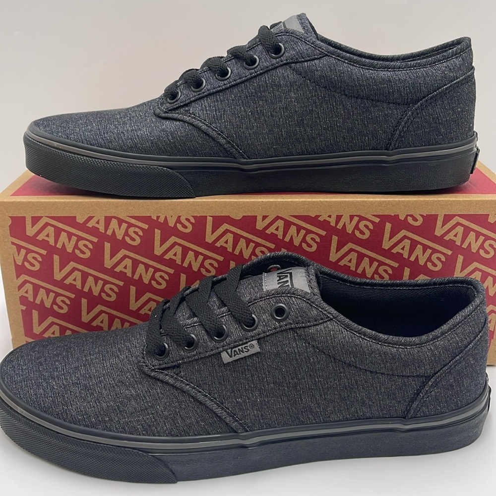 Vans Men’s Atwood
(Varsity Textile) Black/Pewter
VN0A45J9VEJ
Sneakers